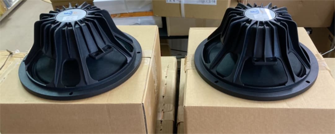 【Faital Pro 】ウーファー/ラウンドスピーカーペアセット