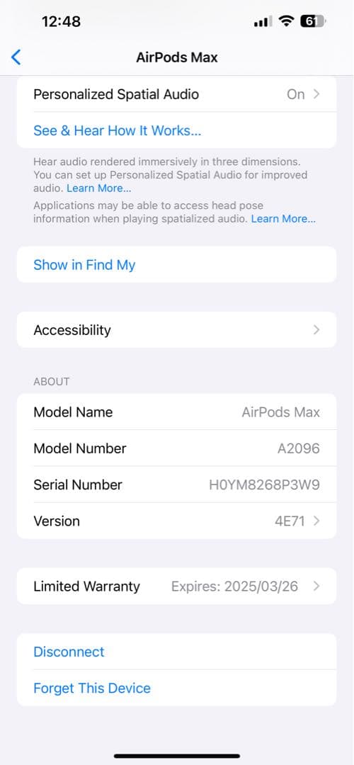 AirPods Max スペースグレイ