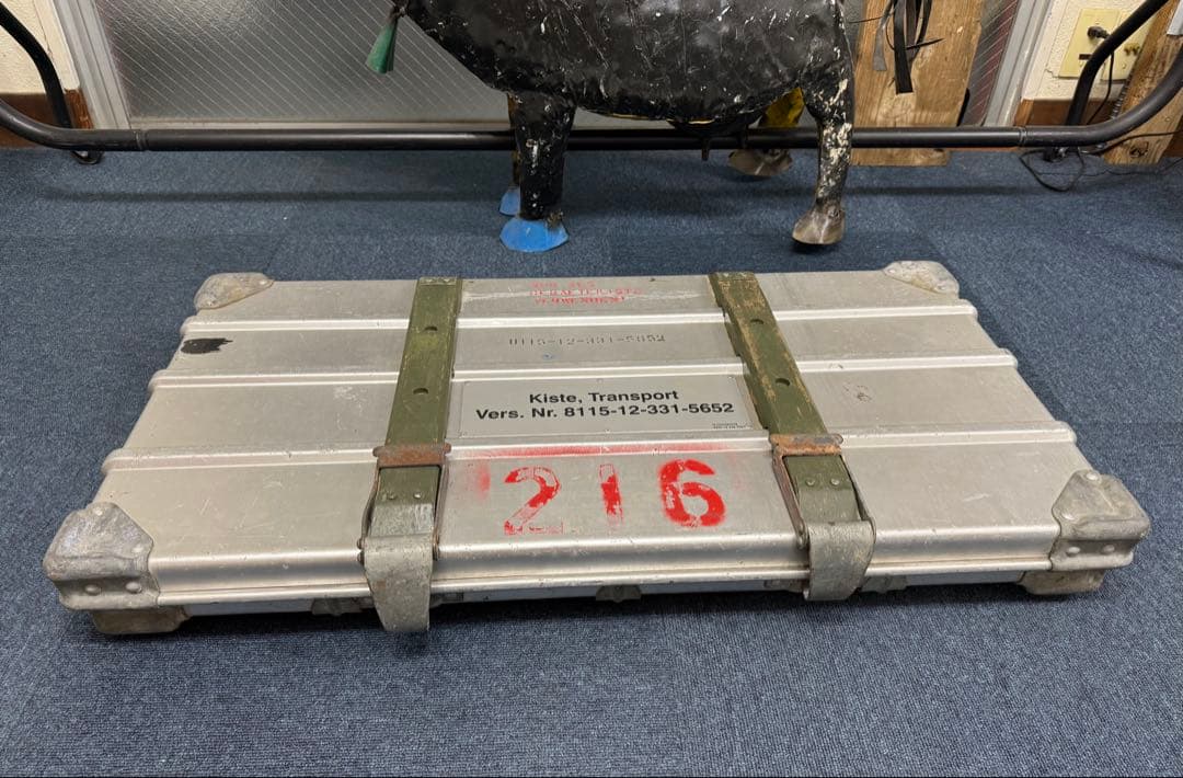 1965 ミリタリー ステンシル ツァーゲス アルミコンテナ zarges