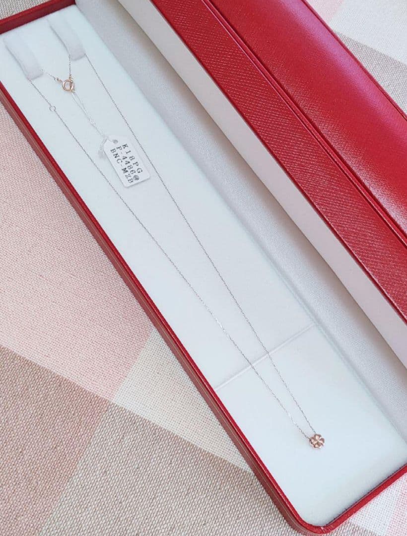 未使用品 四葉 クローバー k18 ネックレス