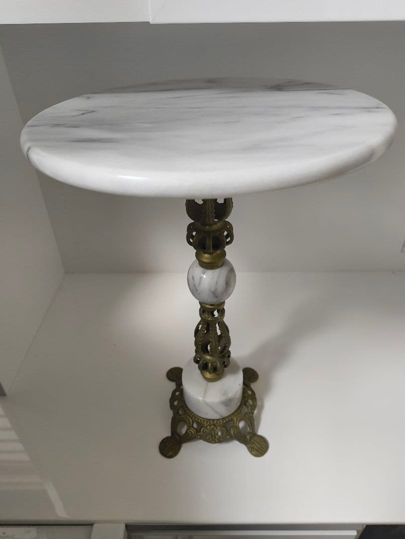 大理石　サイドテーブル