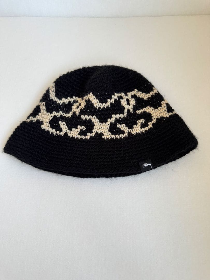 STUSSY SS Knit Bucket Hat 1321125 ブラック