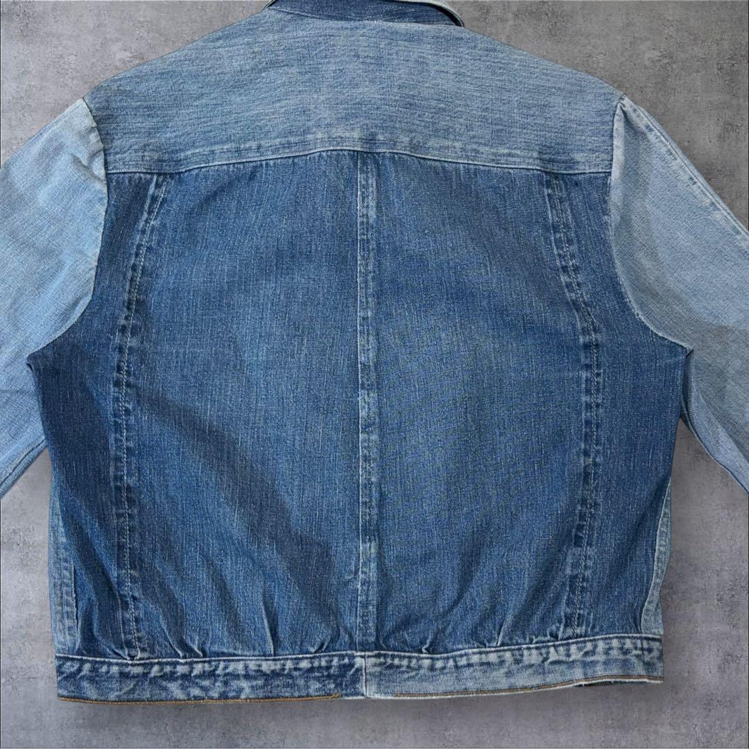 70s リメイクデニムジャケット リーバイス生地 ボタン裏2 & 6 M相当