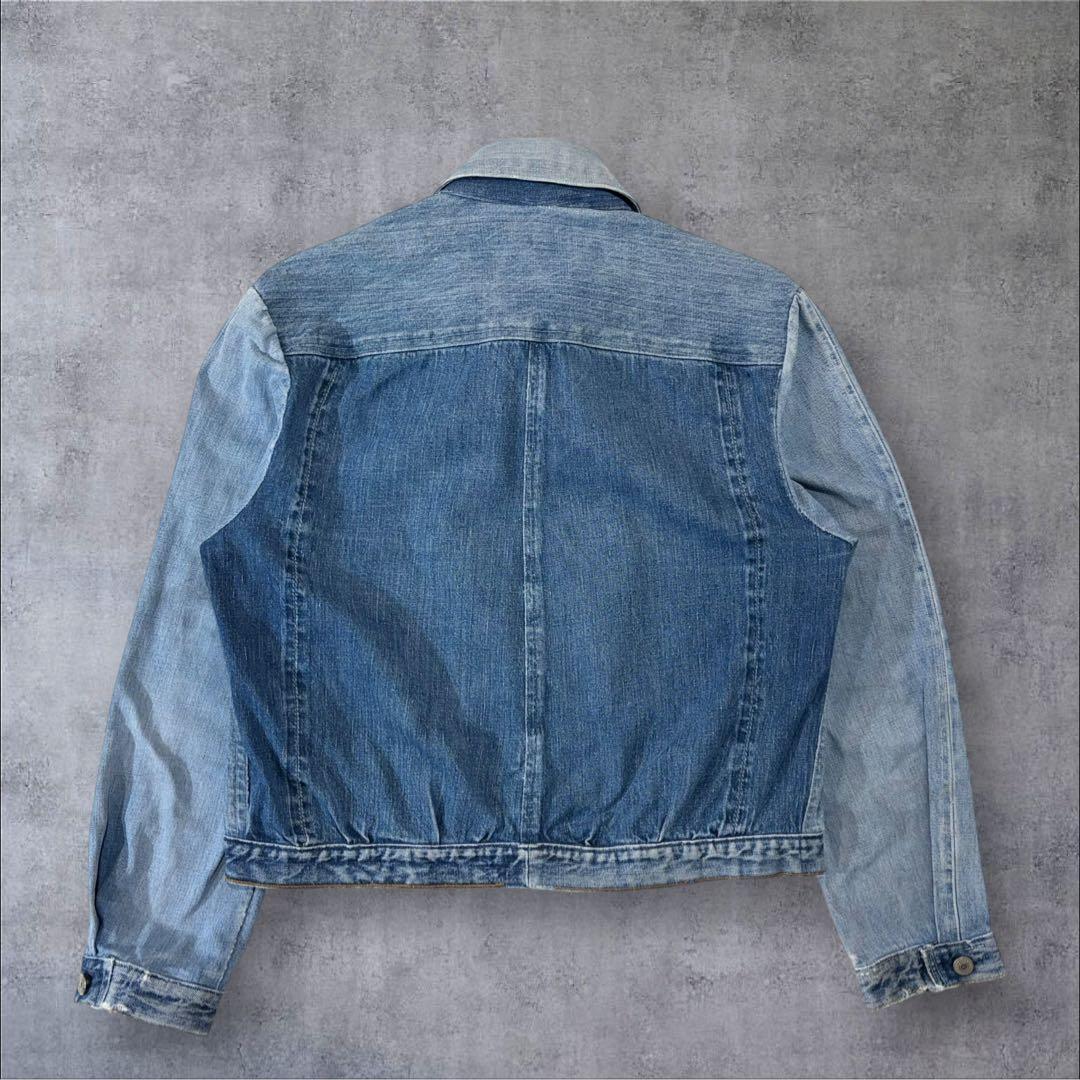 70s リメイクデニムジャケット リーバイス生地 ボタン裏2 & 6 M相当