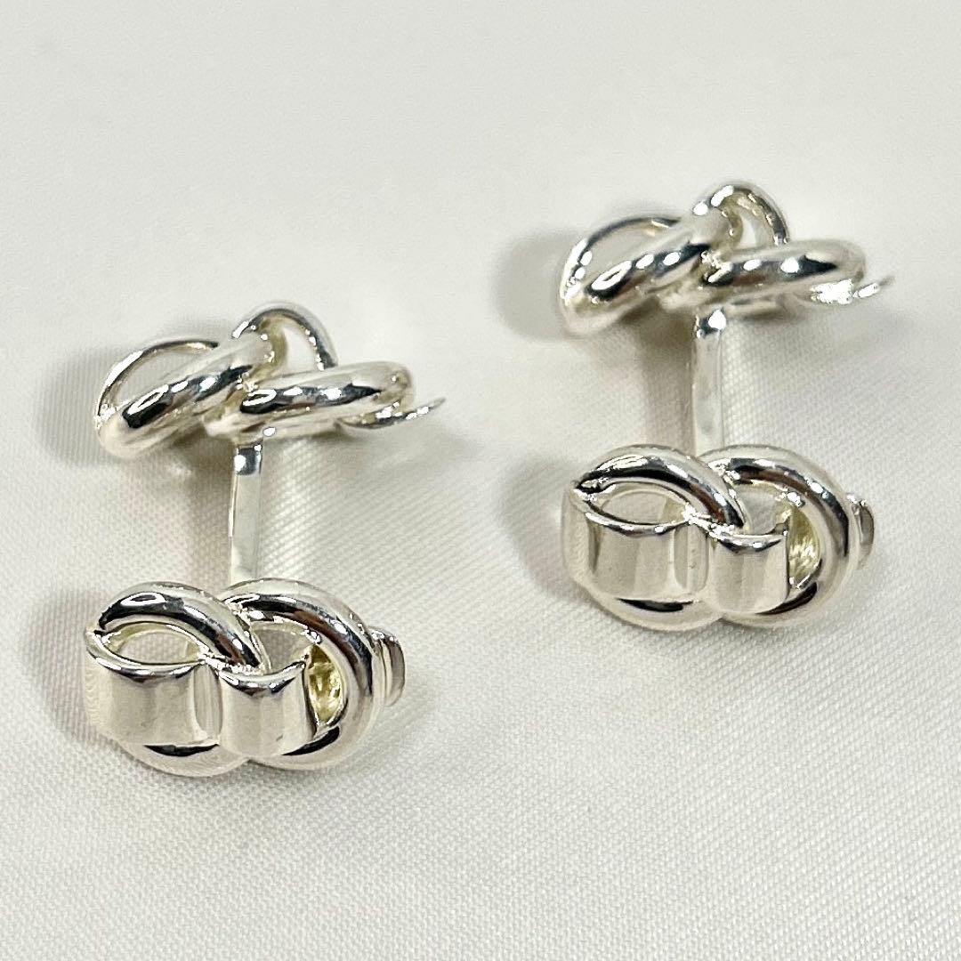 お値下げです。エルメス カフス　シルバー925　ダブルフェィス　貴金属