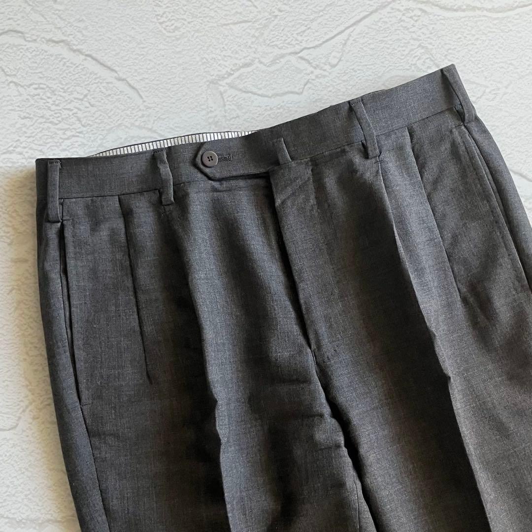 【極美品】SO エスオー ストラスブルゴ 尾作隼人 ウール スラックス グレー