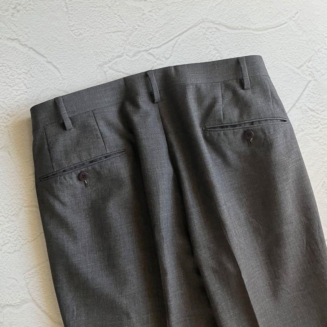 【極美品】SO エスオー ストラスブルゴ 尾作隼人 ウール スラックス グレー