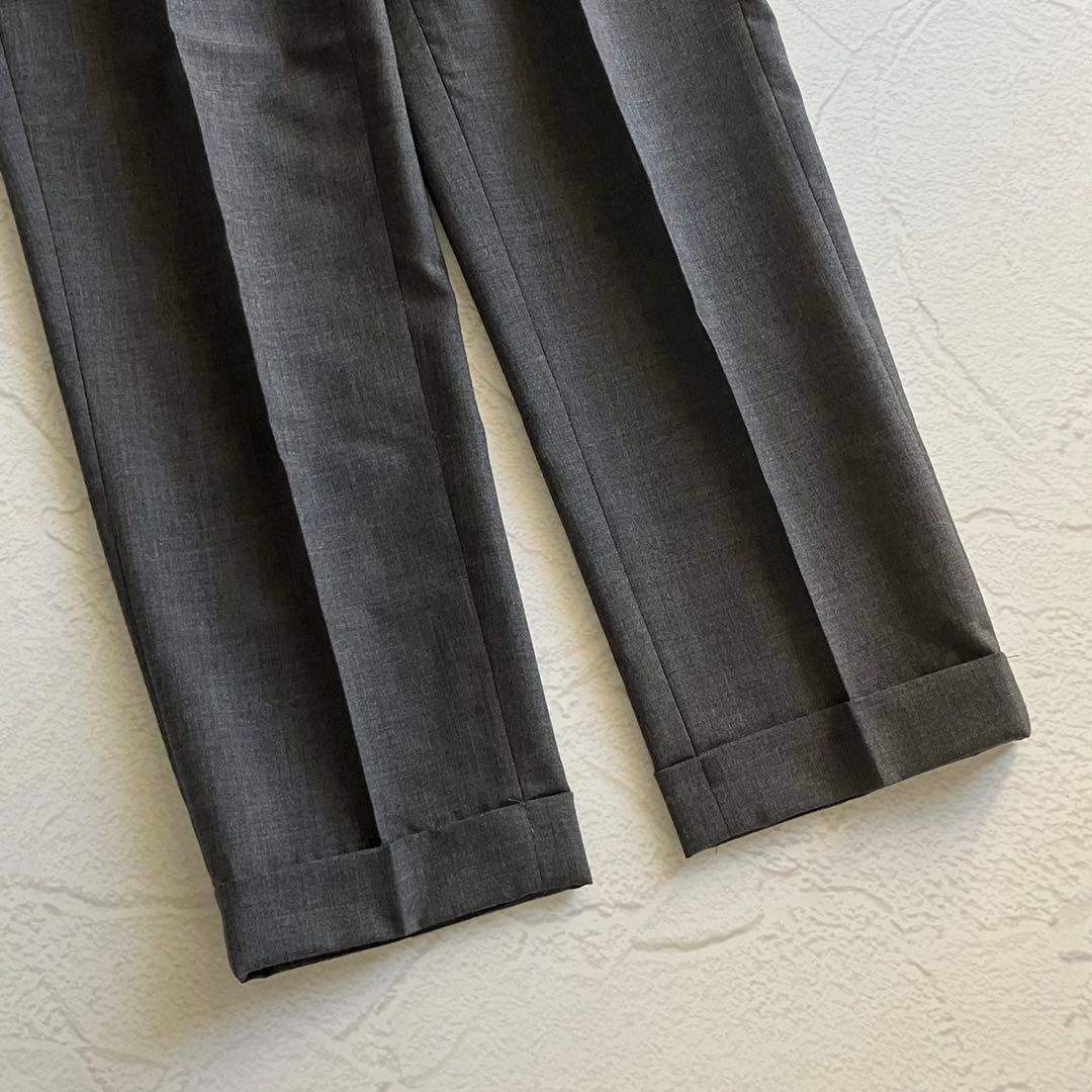 【極美品】SO エスオー ストラスブルゴ 尾作隼人 ウール スラックス グレー