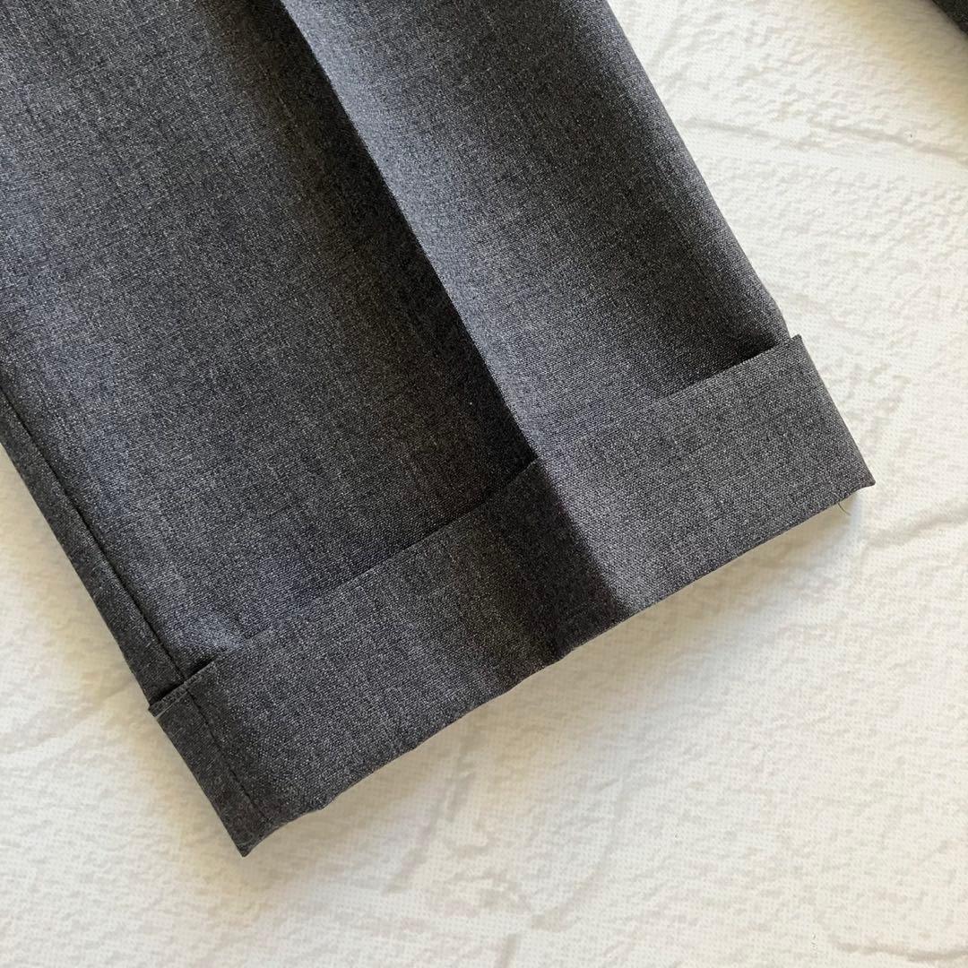 【極美品】SO エスオー ストラスブルゴ 尾作隼人 ウール スラックス グレー