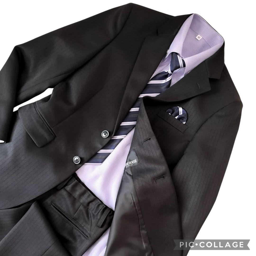 未使用級 オリバーハウス 男の子フォーマルスーツ 160｜卒服 5点セット黒