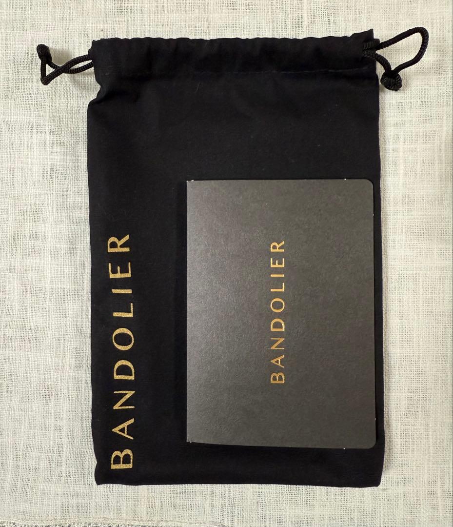 【新品】BANDOLIER iPhone 16 Pro用ブラック ストラップ付