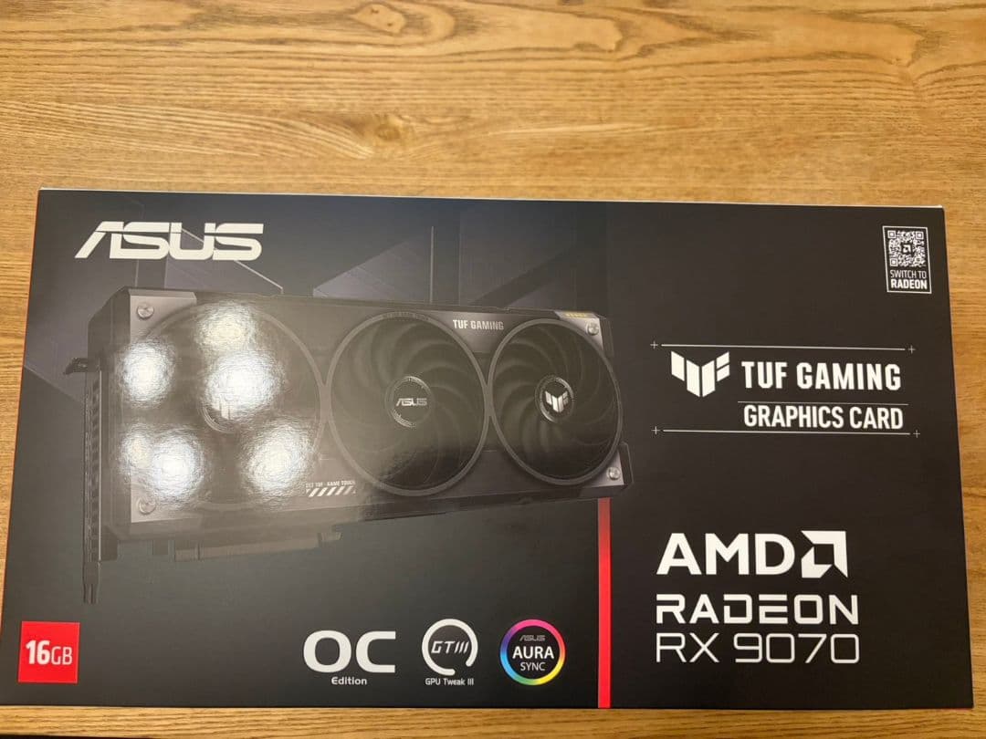 G*n様 ASUS TUF Gaming Radeon RX 9070 16GB