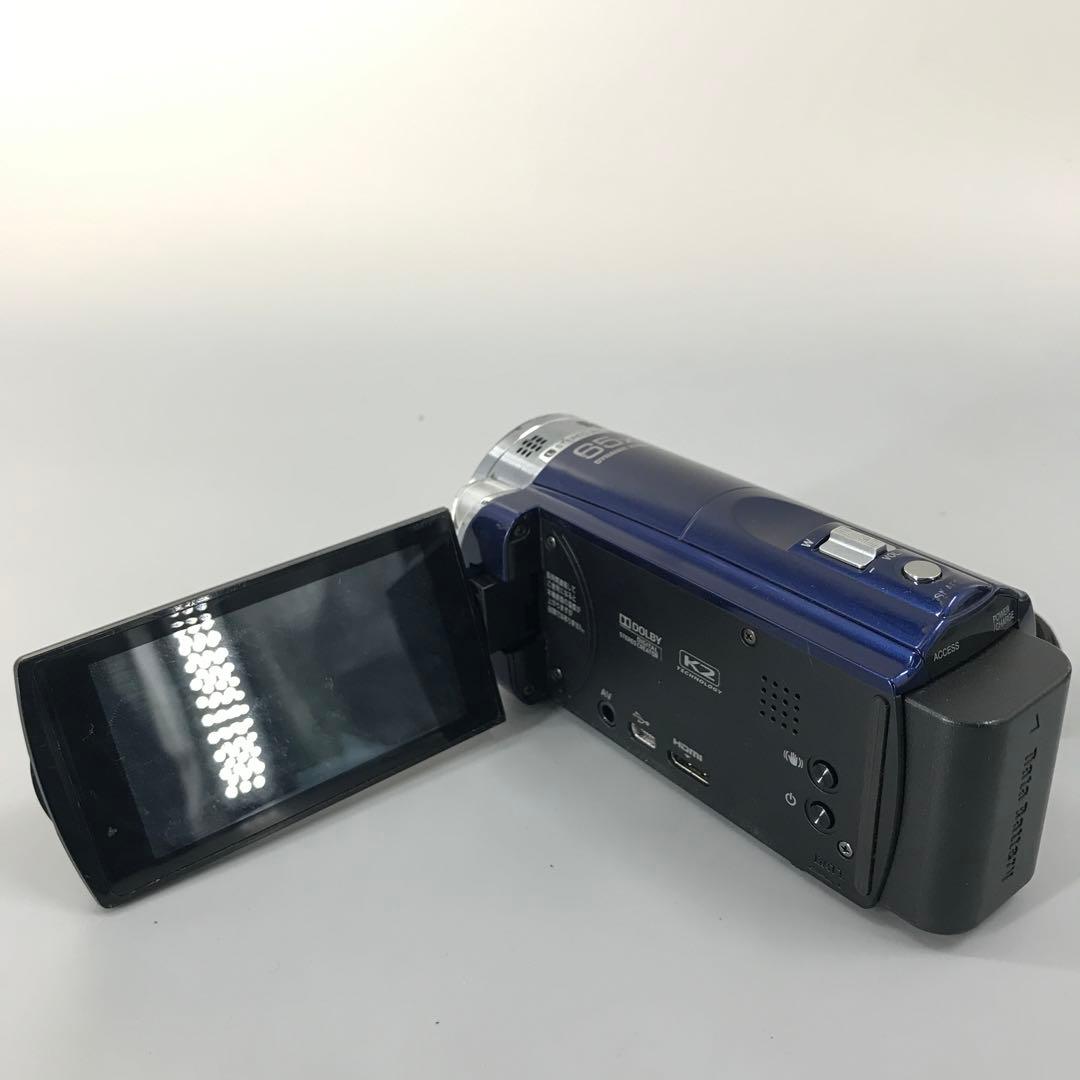 【美品】JVC ビデオカメラ　GZ-E565 Everio エブリオ 青