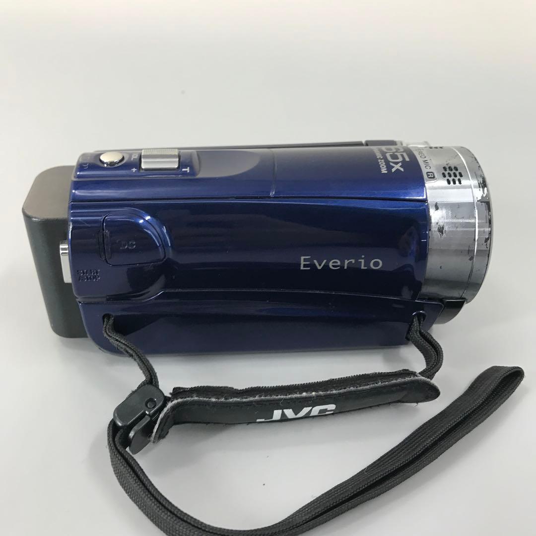 【美品】JVC ビデオカメラ　GZ-E565 Everio エブリオ 青