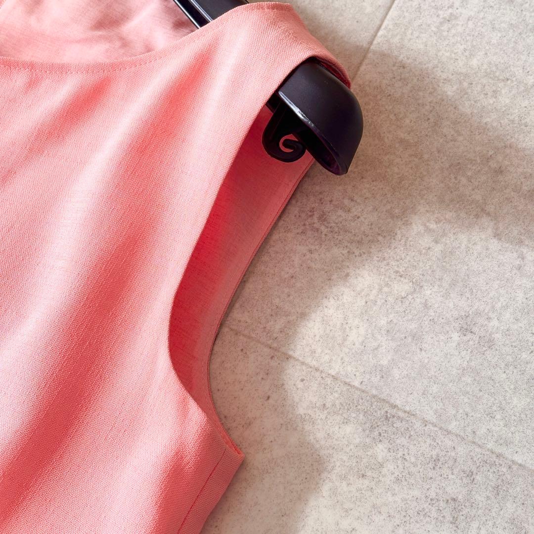 未使用級✨️24年増産 フォクシー ナンタケットドレス 38 ピンク ティアード