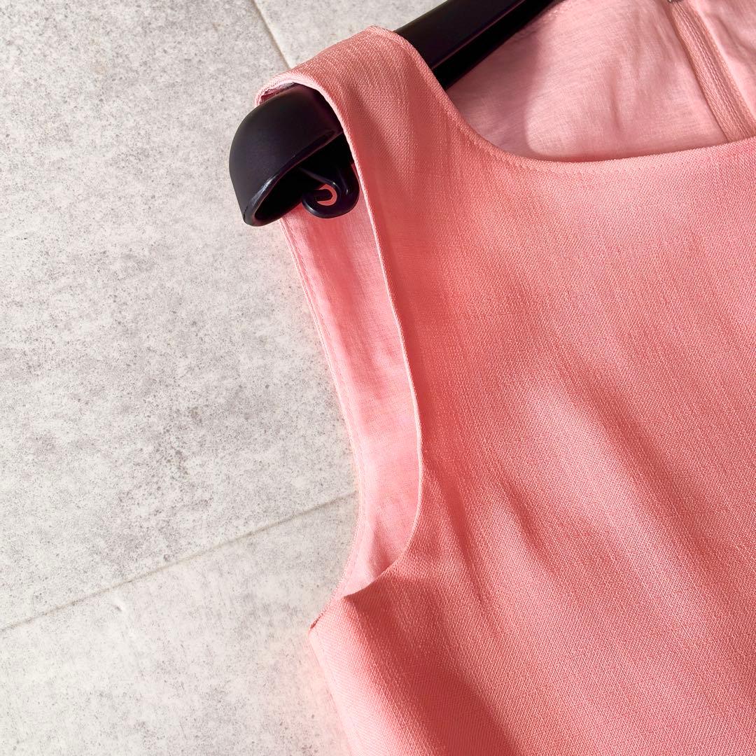 未使用級✨️24年増産 フォクシー ナンタケットドレス 38 ピンク ティアード