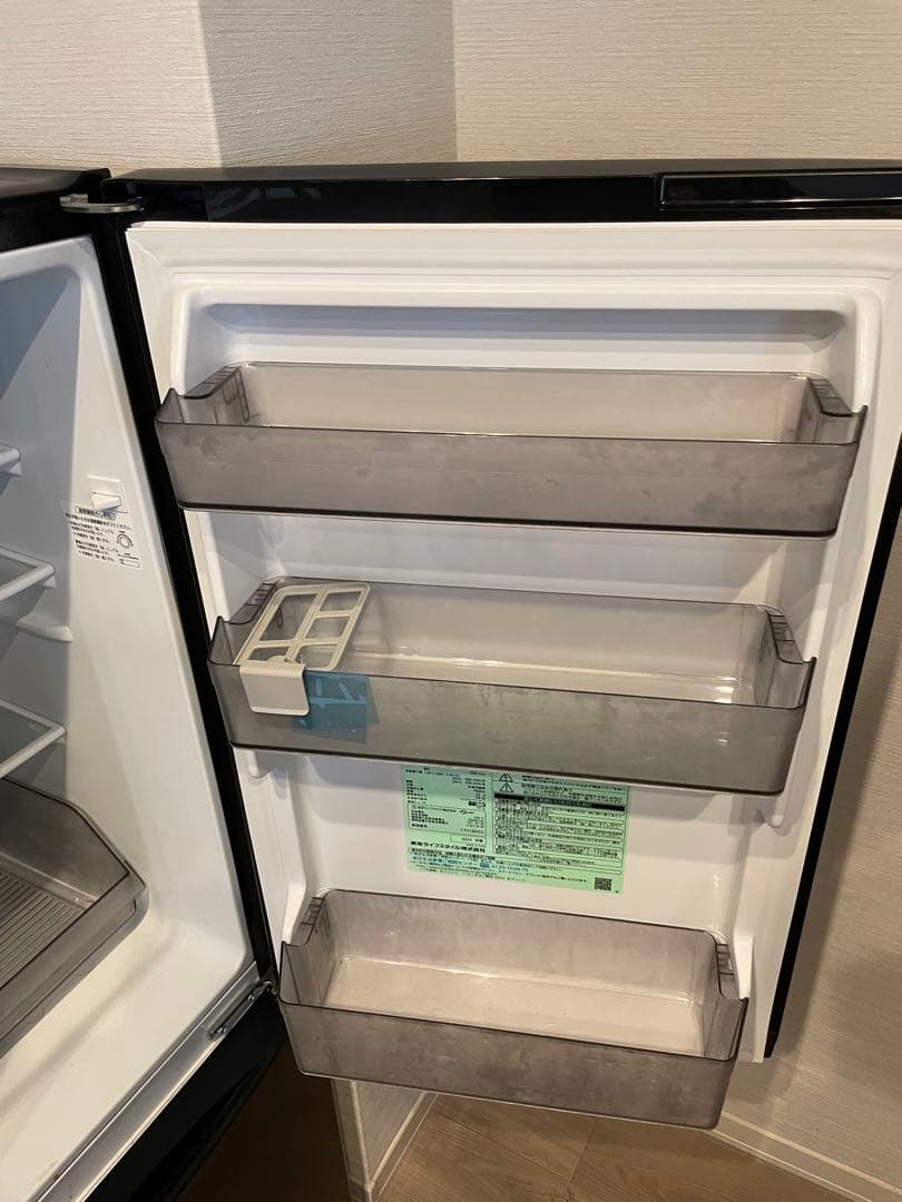 東芝 TOSHIBA ノンフロン 冷凍冷蔵庫 GR-V15BS(k) 24年製