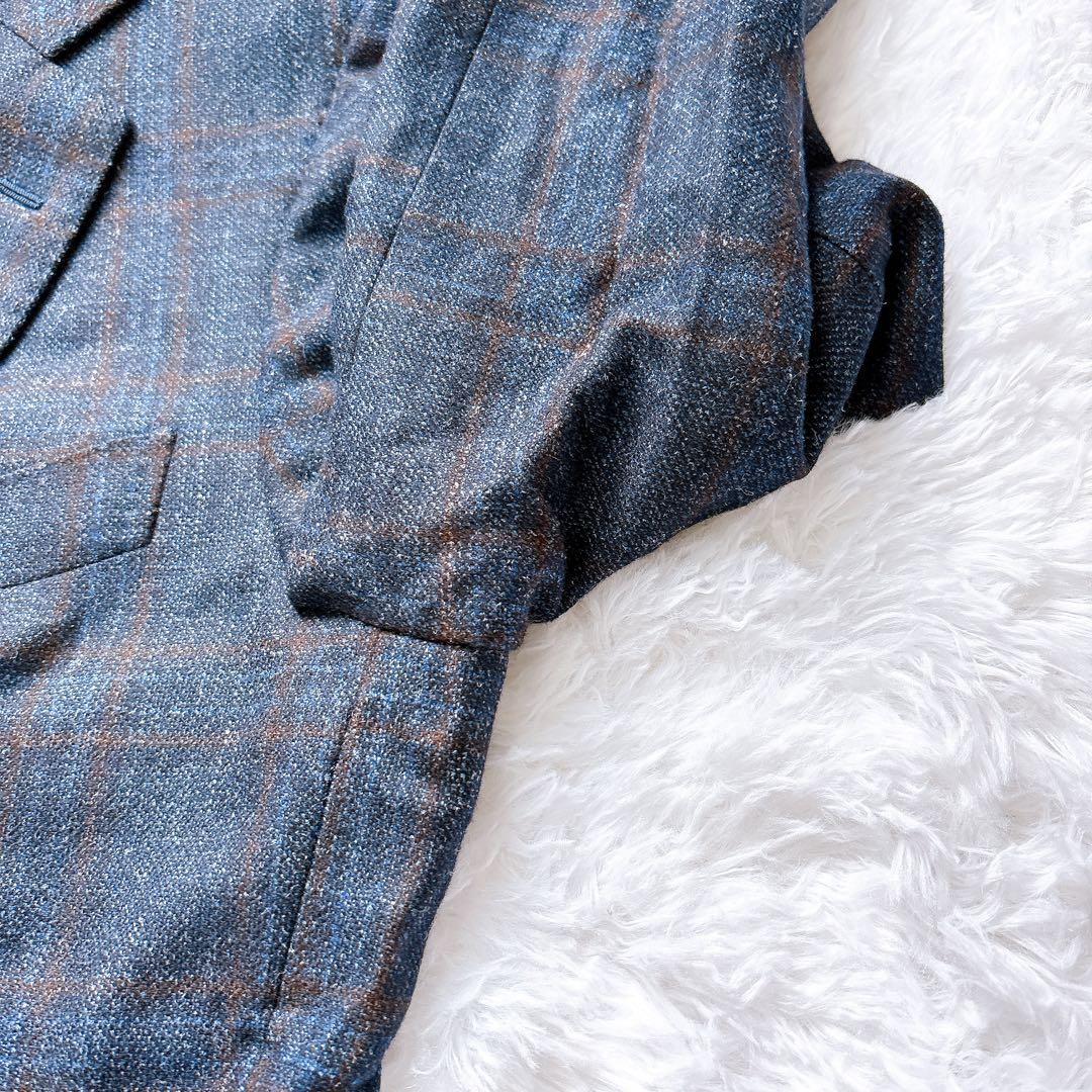 こたろう シルク混★ ビームスエフ テーラードジャケット チェック