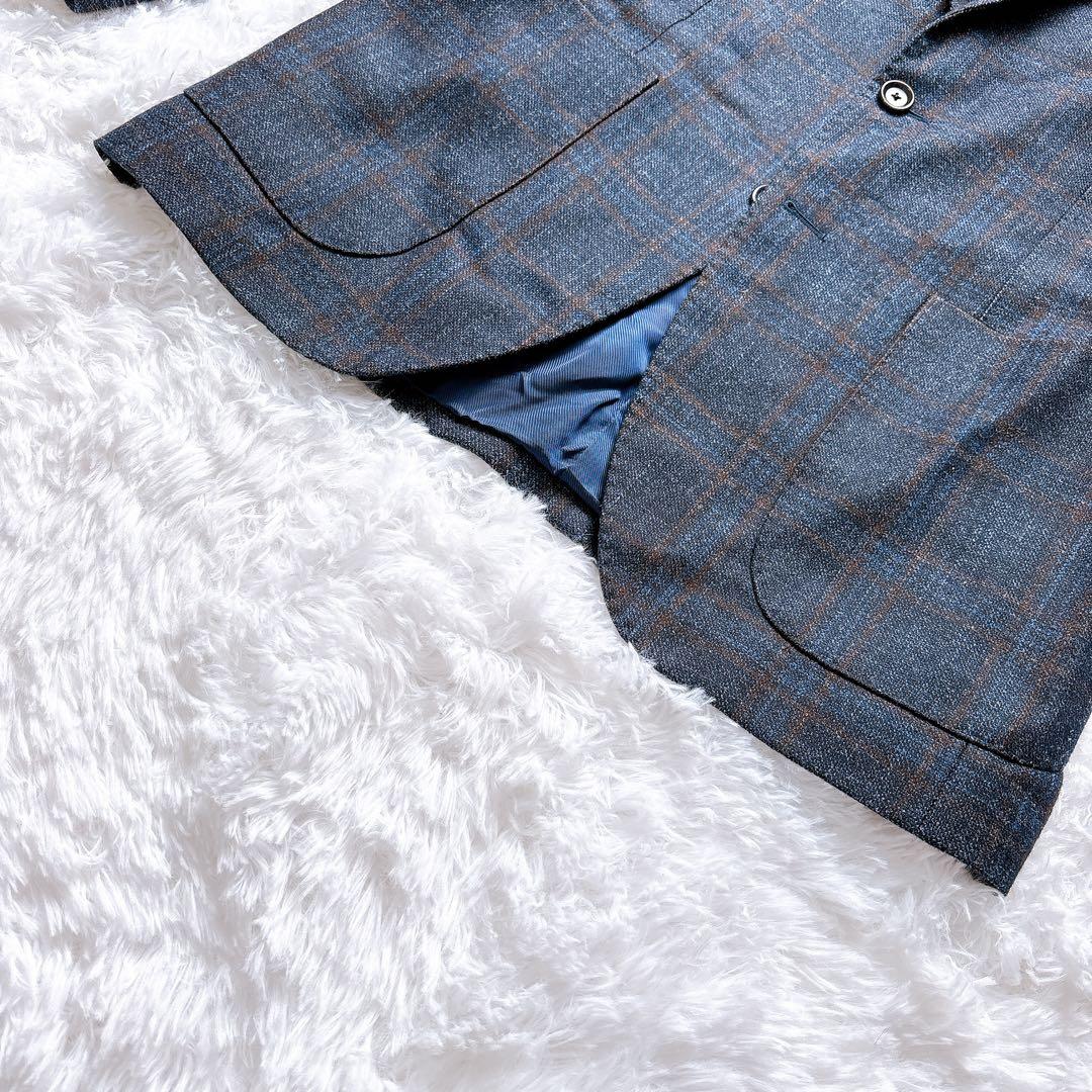 こたろう シルク混★ ビームスエフ テーラードジャケット チェック