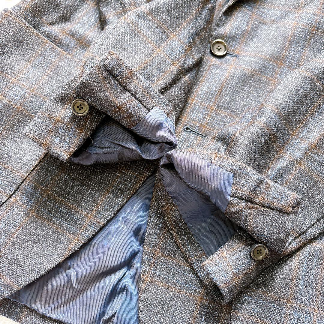 こたろう シルク混★ ビームスエフ テーラードジャケット チェック