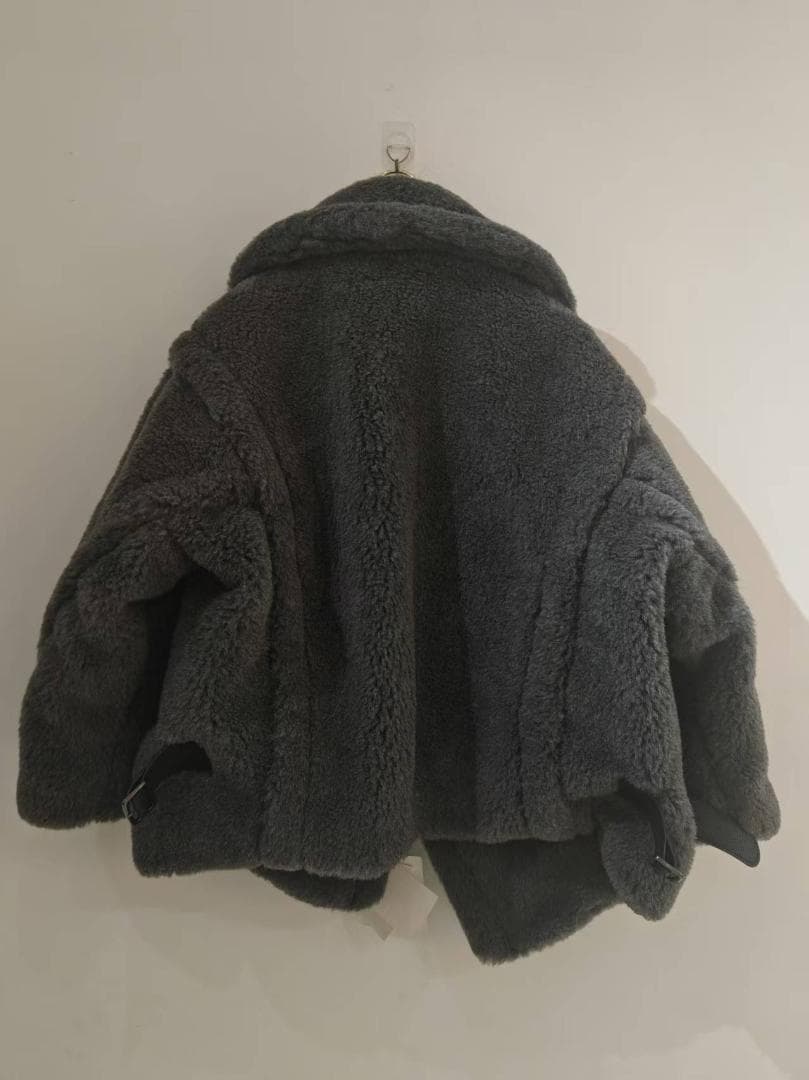 美品MAX MARA バイカージャケット グレー