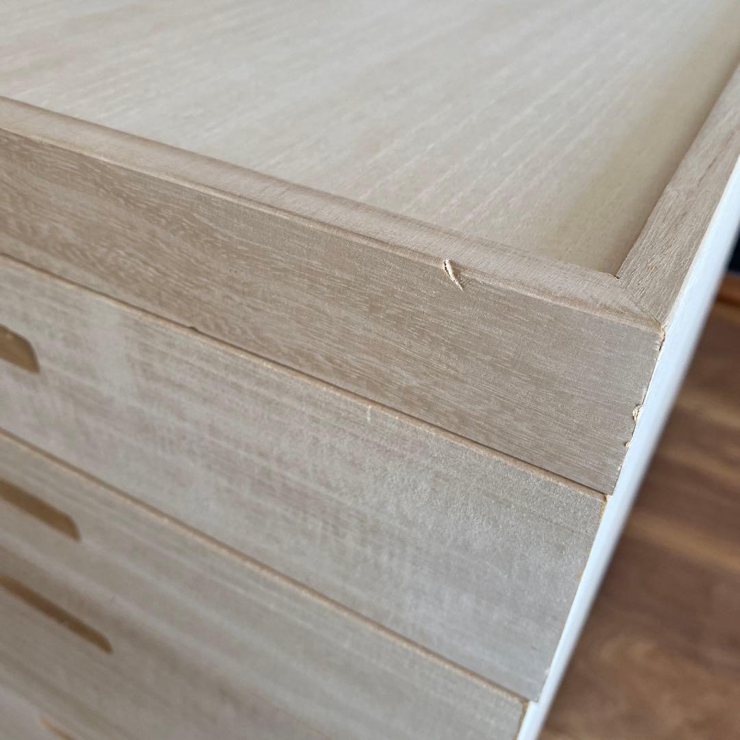 日本製 総桐衣装ケース 幅95.5cmタイプ 5段（浅2深3）