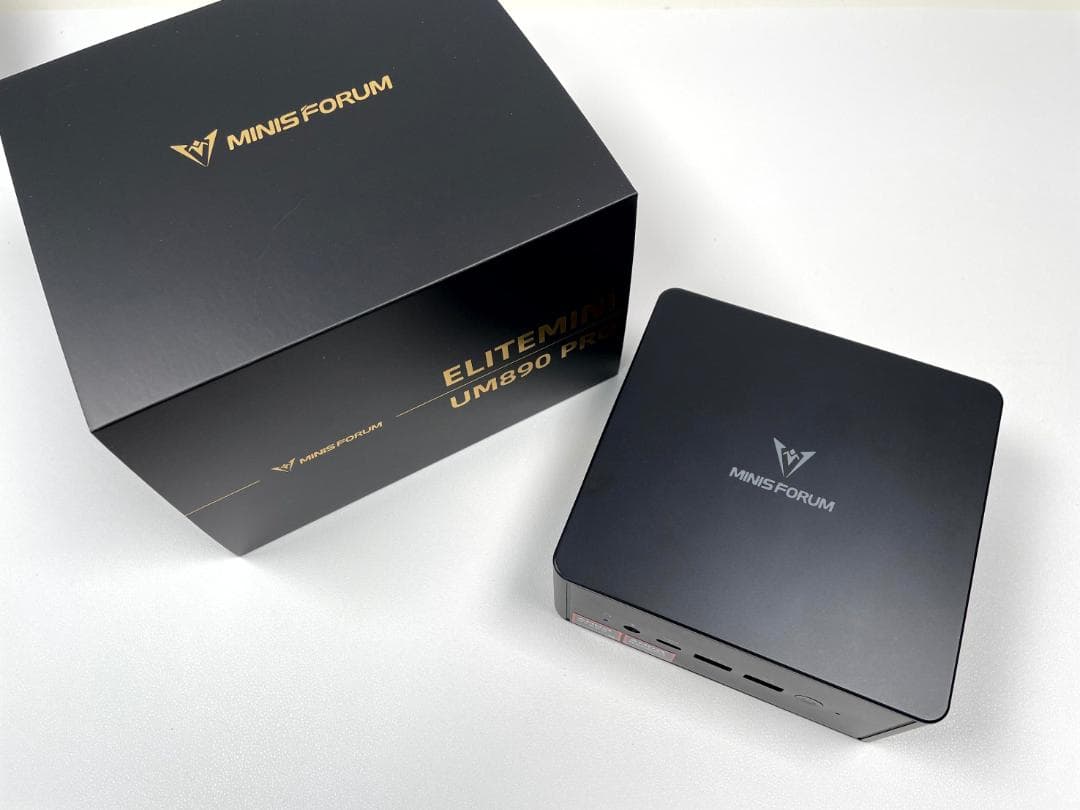 使用短め MINISFORUM UM890 Pro ／ AMD Ryzen 9