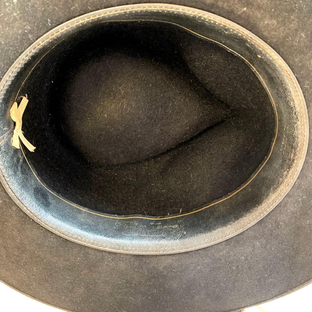 Bailey 4Xビーバーフェルト テンガロンハット ガラガラ蛇のバンド付