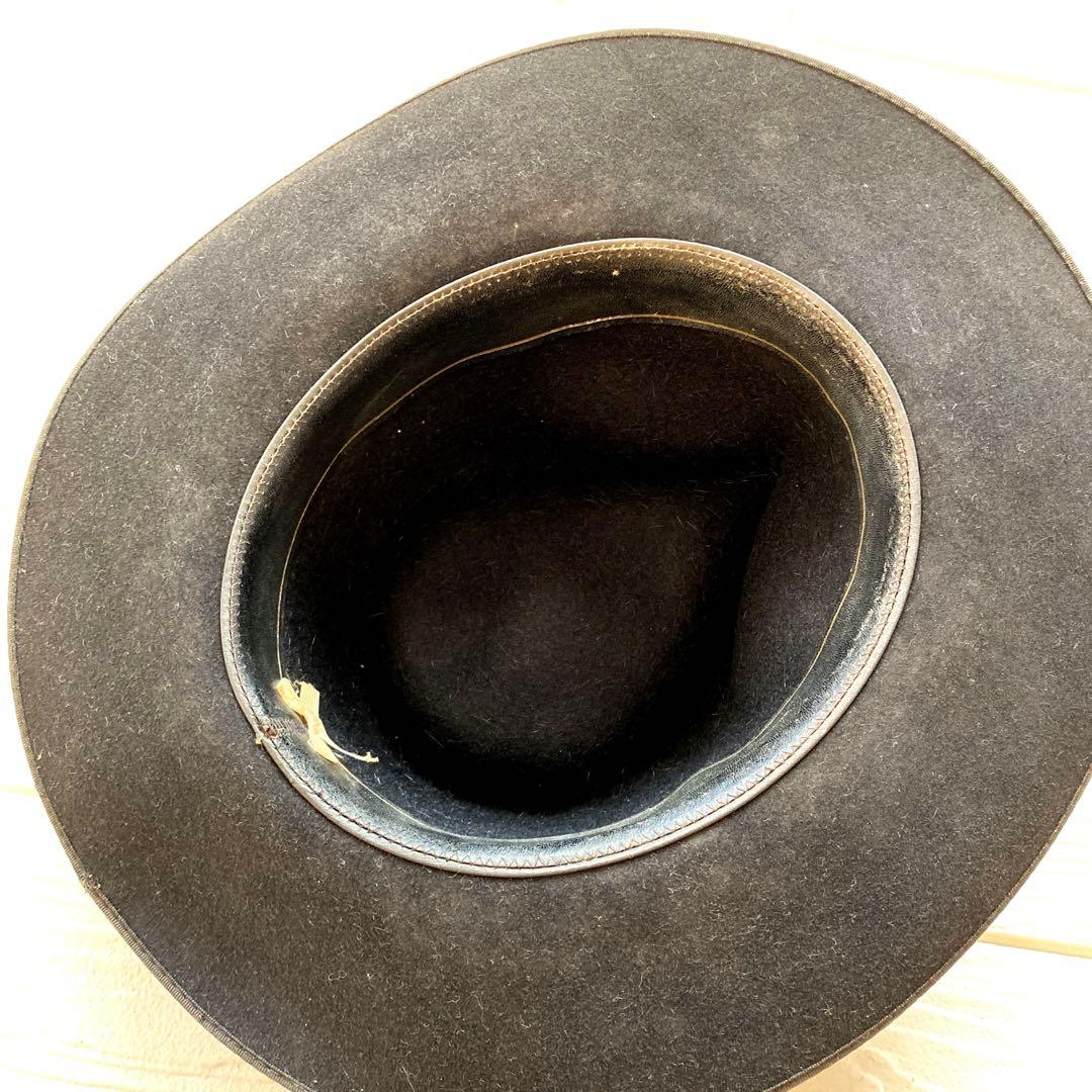 Bailey 4Xビーバーフェルト テンガロンハット ガラガラ蛇のバンド付