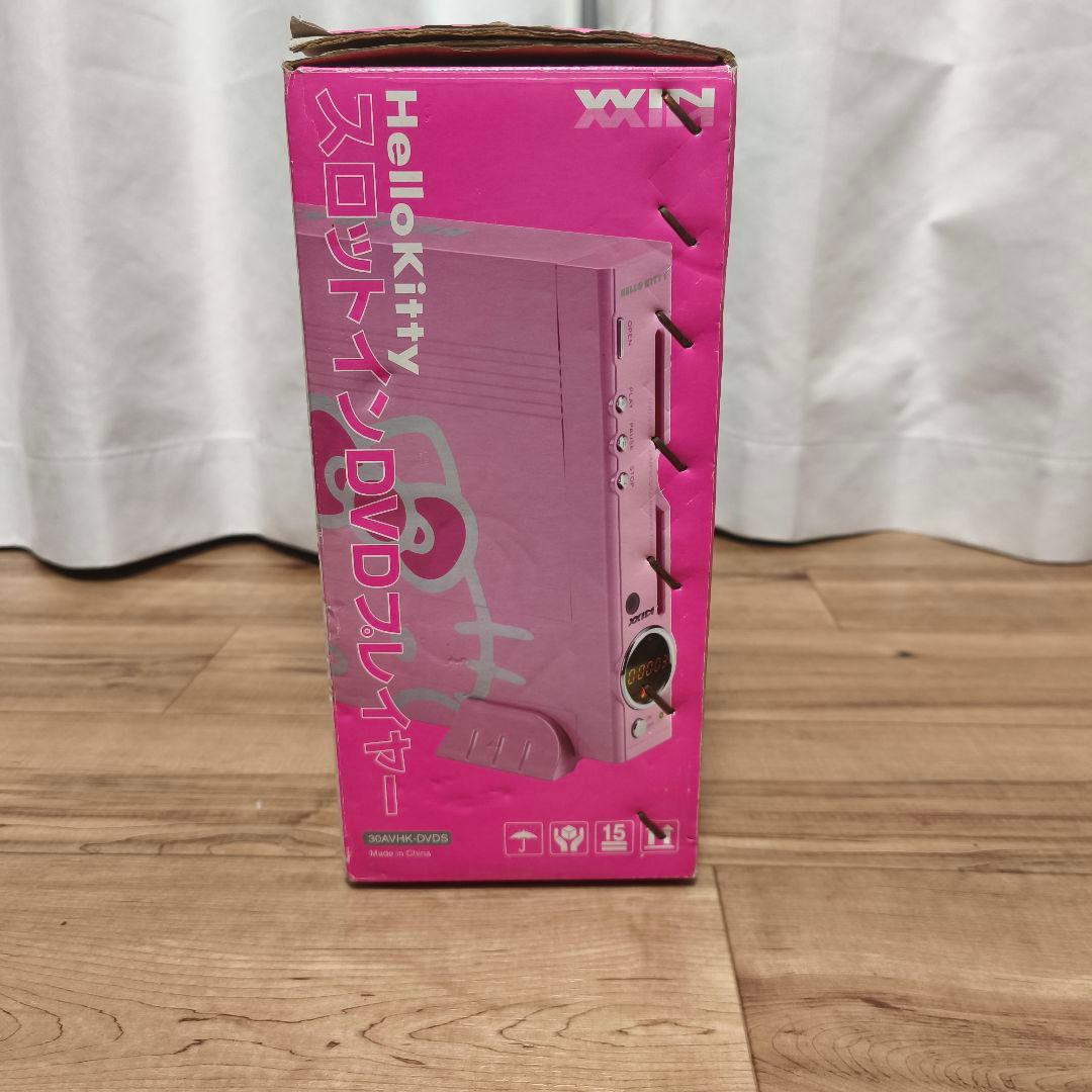 激レア希少 【ハローキティ】 スロットインDVDプレーヤー 未使用