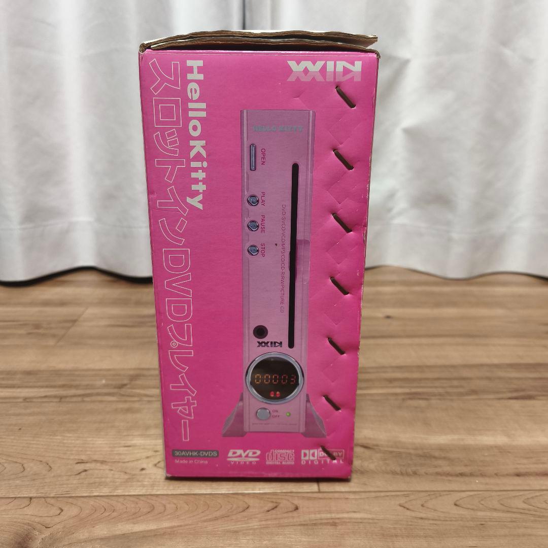 激レア希少 【ハローキティ】 スロットインDVDプレーヤー 未使用