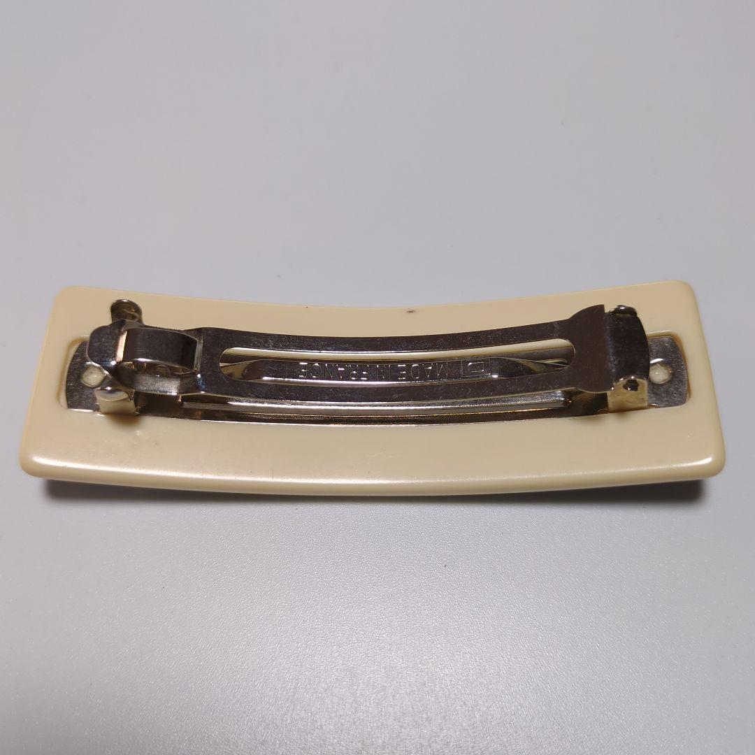 CHANEL ブラック バレッタ 99P ビンテージ