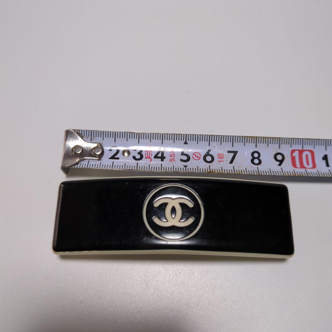 CHANEL ブラック バレッタ 99P ビンテージ
