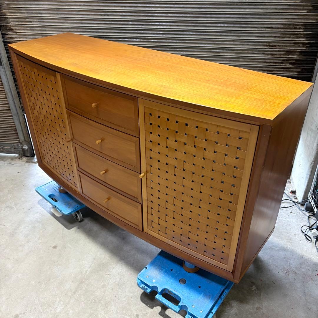 【福岡】 キャビネット 収納家具 ビンテージ 収納 飾り棚 リビングボード