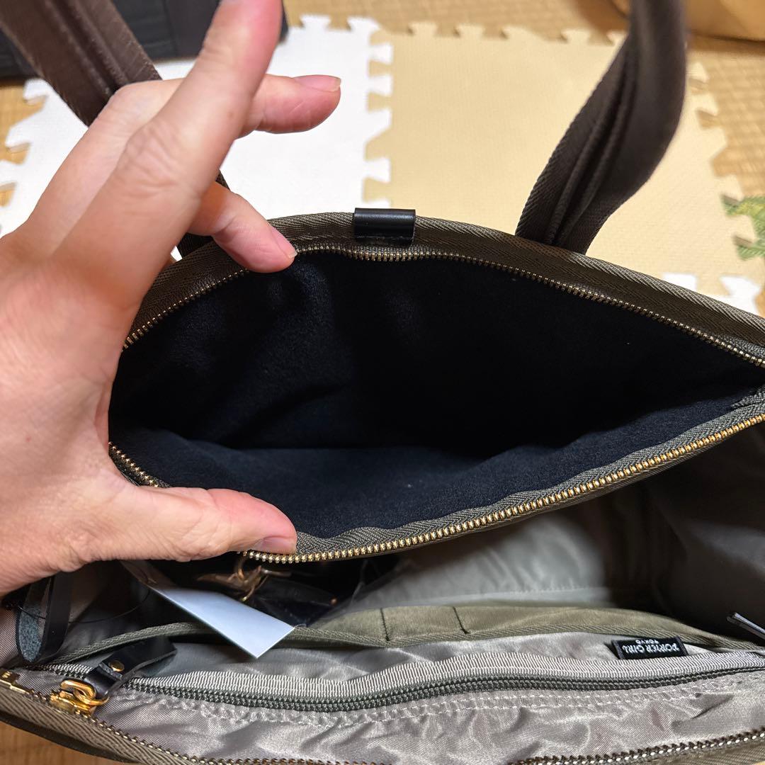 ポーターガール シア トートバック　S ハンドバッグ　オリーブ