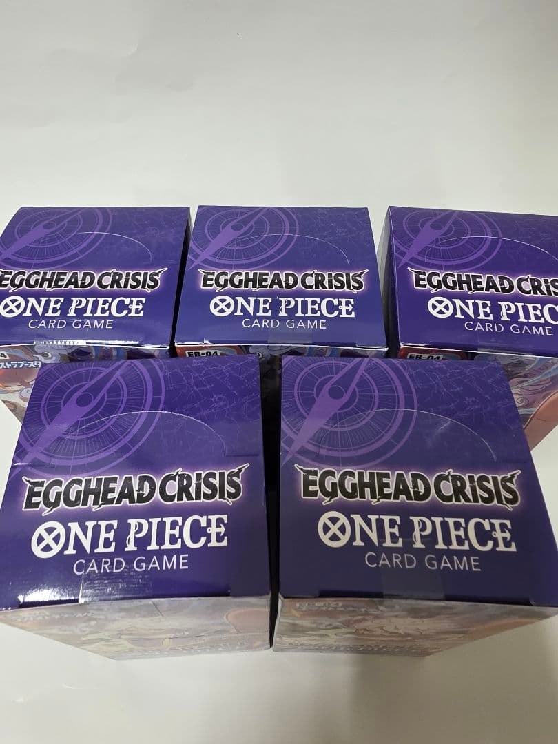 ワンピースカードEGGHEAD CRISIS エッグヘッド 5BOX テープ付き