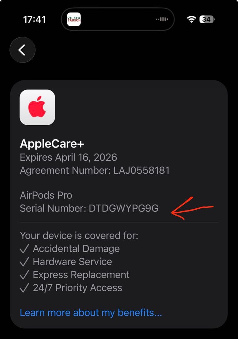 AirPods Pro2 USB-C 左耳＋ケース 未使用付属品