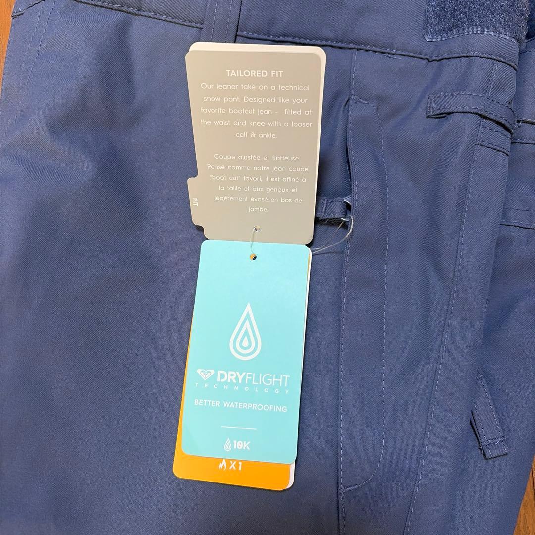 【タグ付き未使用】ROXY スノーボードウェアパンツ L ブルーレディース★値下