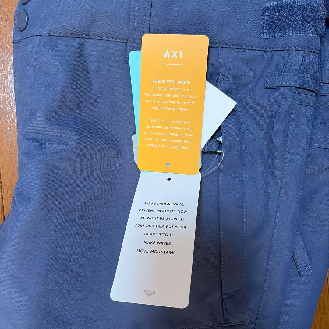 【タグ付き未使用】ROXY スノーボードウェアパンツ L ブルーレディース★値下