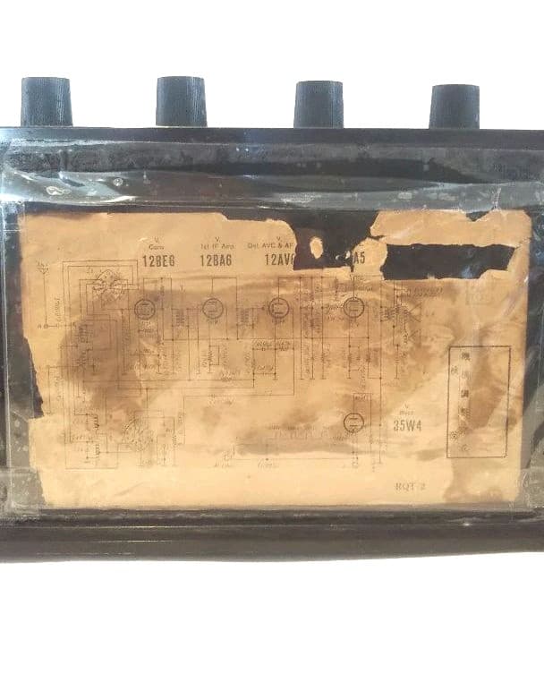 ナショナル2バンド真空管ラジオ、RE-290型（1963年昭和38年式）、作動品