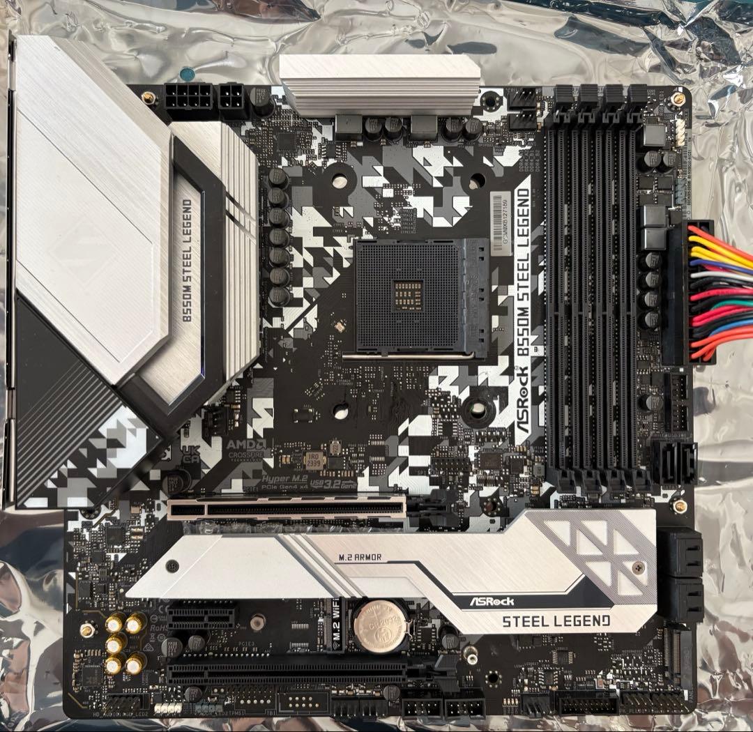 ASRock B550M STEEL LEGEND｜mATX【ジャンク】