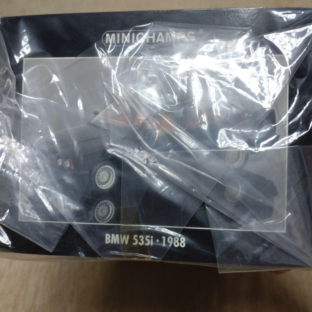 【新品・未開封】MINICHAMPS  535i 1988 1:18