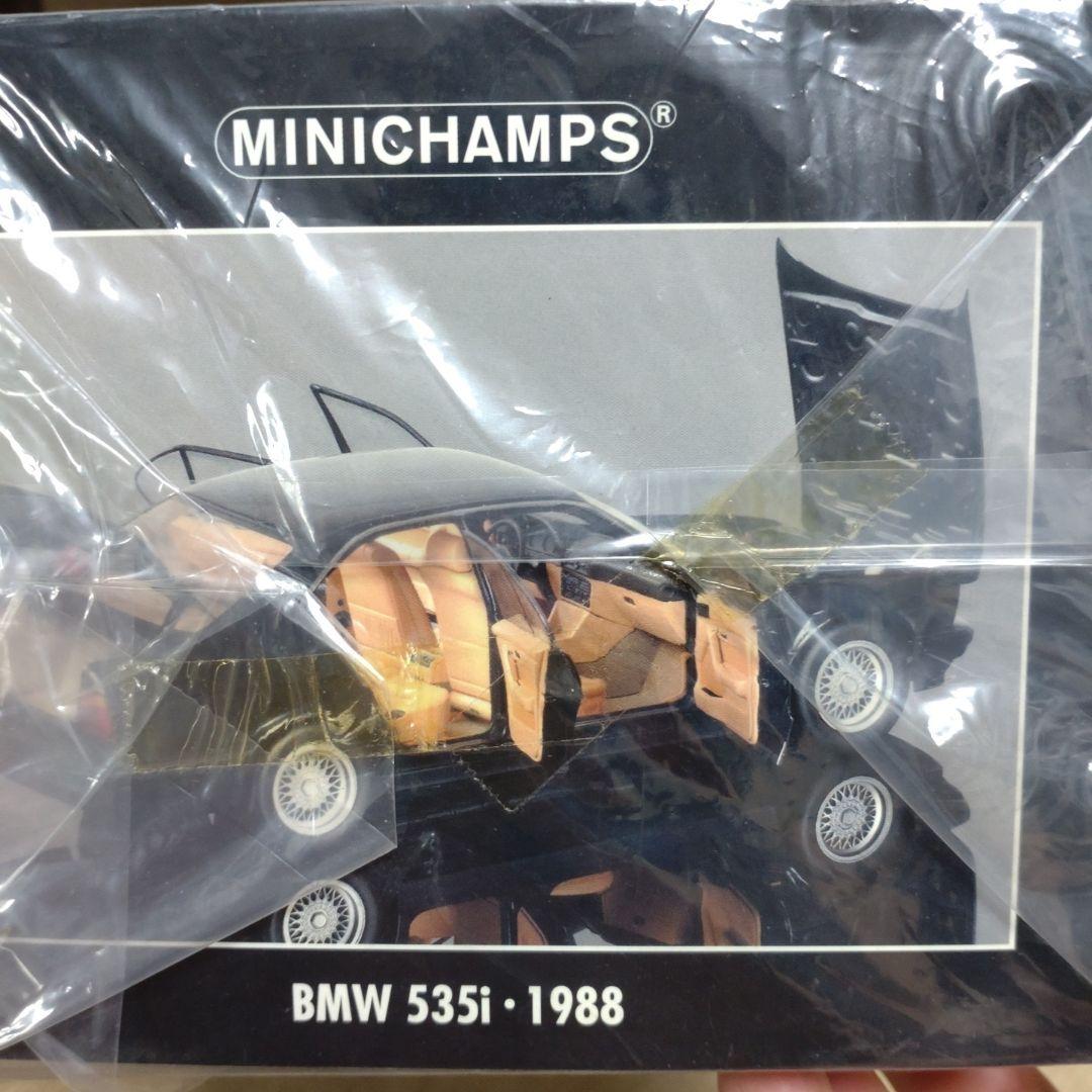 【新品・未開封】MINICHAMPS  535i 1988 1:18