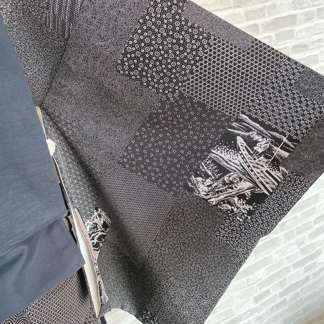 江戸小紋　フルセット　染谷梅治　伝統工芸士　抱一畵譜巻之一　落款　さが美　I5