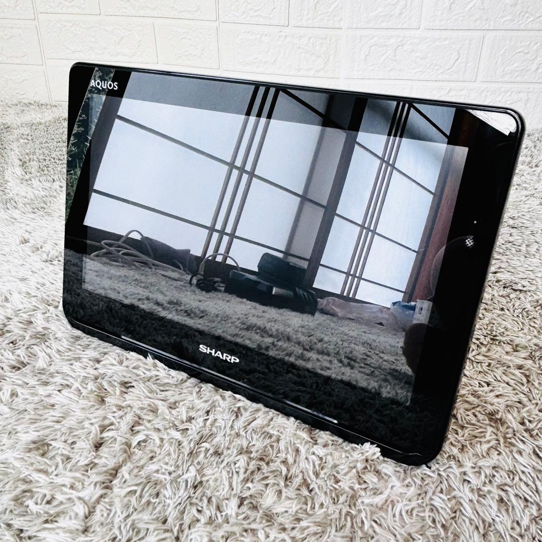 良品　シャープ　AQUOS　2T-C12AF　ポータブル液晶テレビ　防水