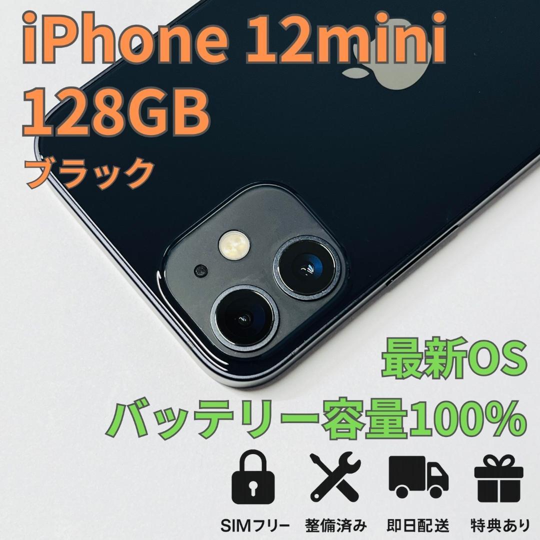 iPhone 12 mini 128GB SIMフリー バッテリー容量100％