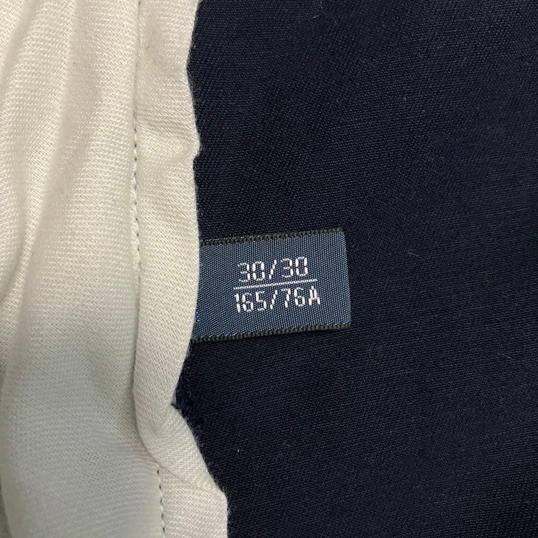 90sデッドストック　ポロラルフローレン ツータックチノパンツ　ネイビー30M