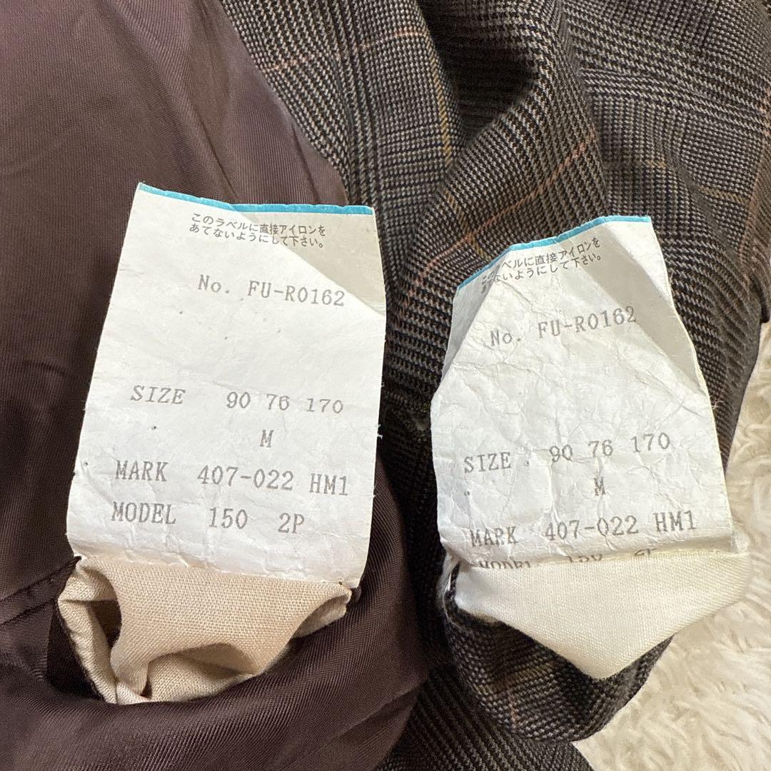 【美品】Paul Smith ポールスミス　セットアップスーツ　チェック　M