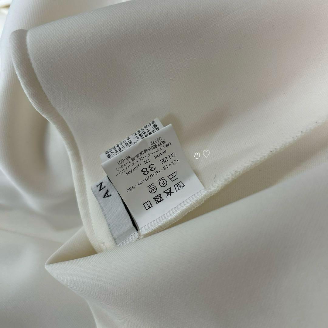 ANAYI　アナイ　ダブルジャージパーカー　38　フード付　ペプラムフーディ