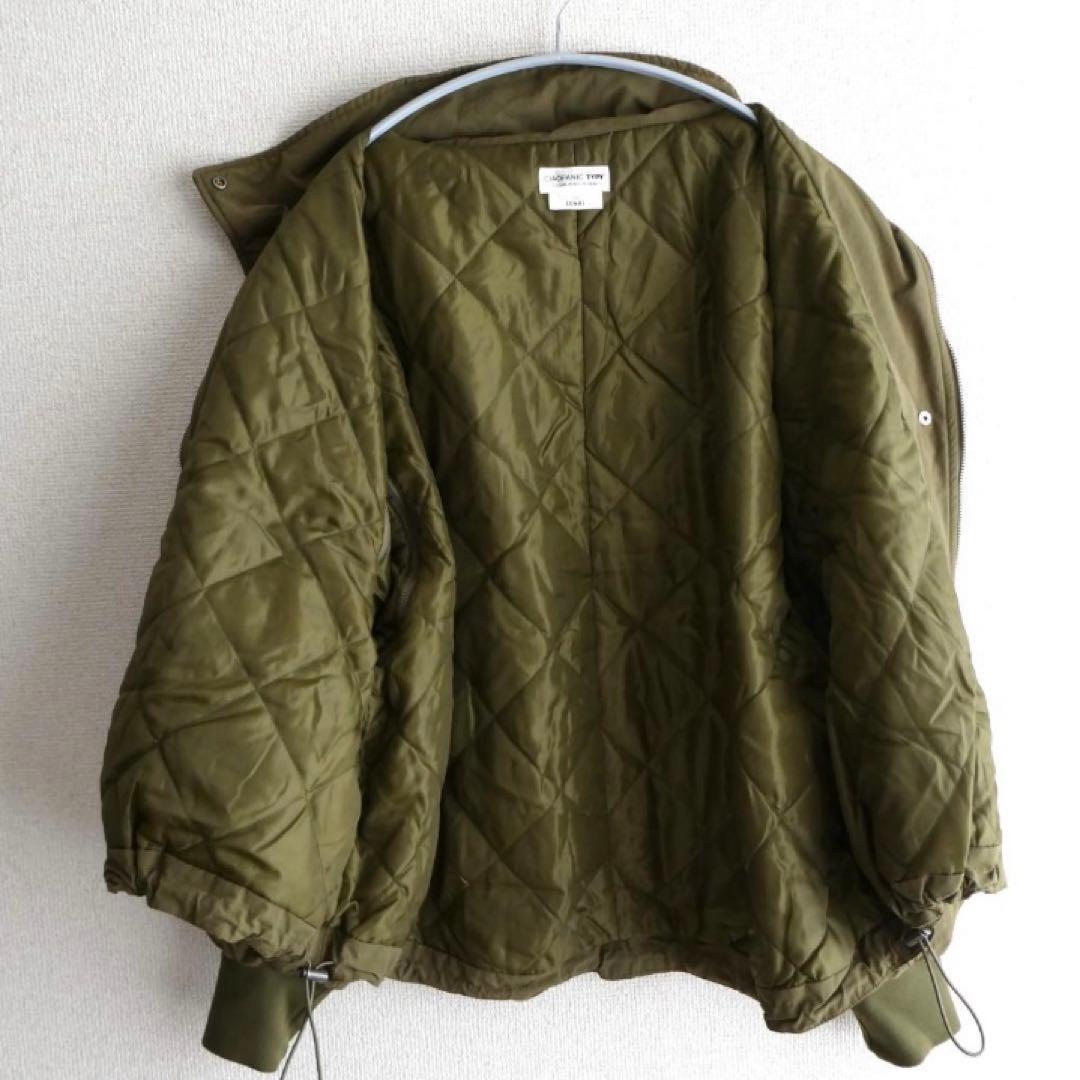 CIAOPANIC TYPY　マルチウェイ ミリタリー裾ドロストスタンドブルゾン